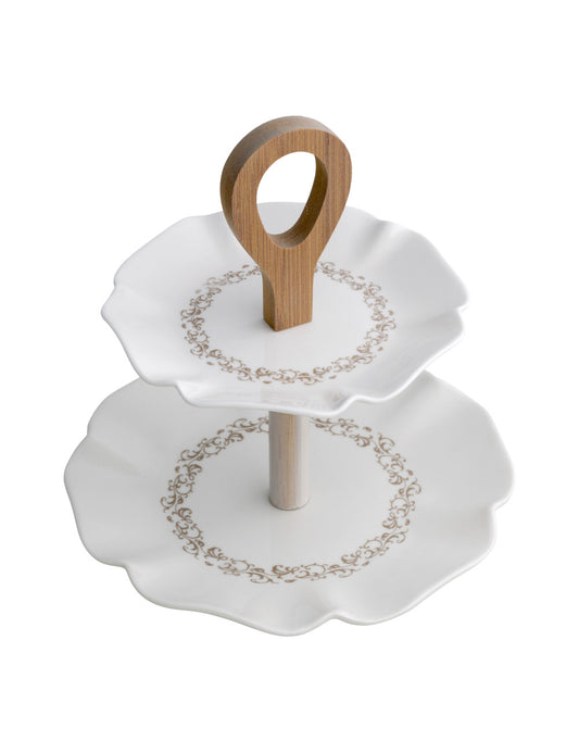 ALZATA RICCIOLI DI FATA PORCELLANA