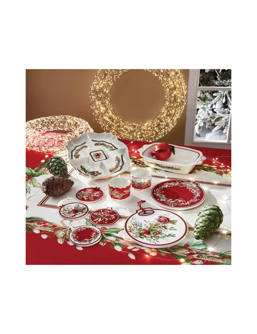ANTIPASTIERA CAROL PORCELLANA BRANDANI