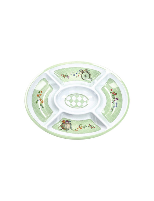 ANTIPASTIERA OVALE WONDERLAND MELAMINA - BRANDANI