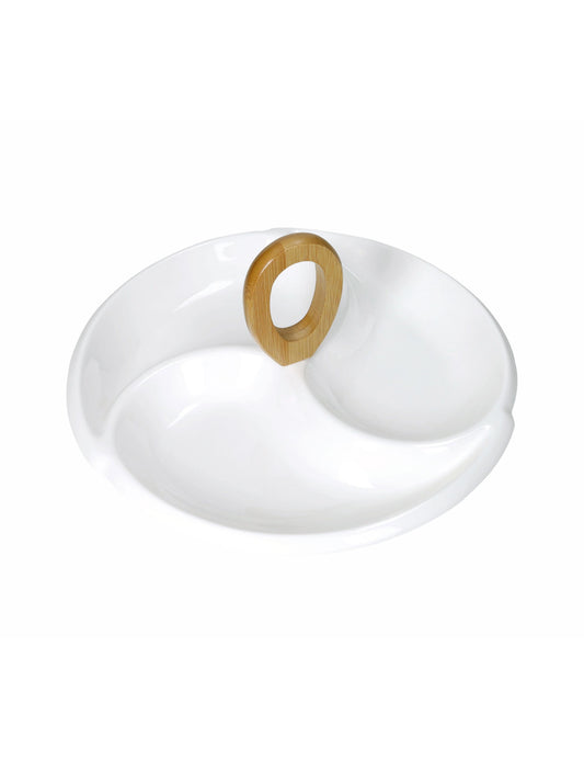 ANTIPASTIERA STUZZICA PORCELLANA / BAMBOO