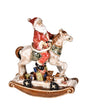 BABBO NATALE SU CAVALLO PORCELLANA BRANDANI