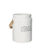 BRANDANI BARATTOLO PORTA UTENSILI NEW AGE DOLOMITE C/MANICO BAMBOO