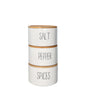 BRANDANI BARATTOLO SPEZIE NEW AGE C/TAPPO BAMBOO SET 3 PZ IMPILABILI DOLOMITE