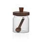 VERSA BARATTOLO IN CRISTAL CON CUCCHIAIO 470ML