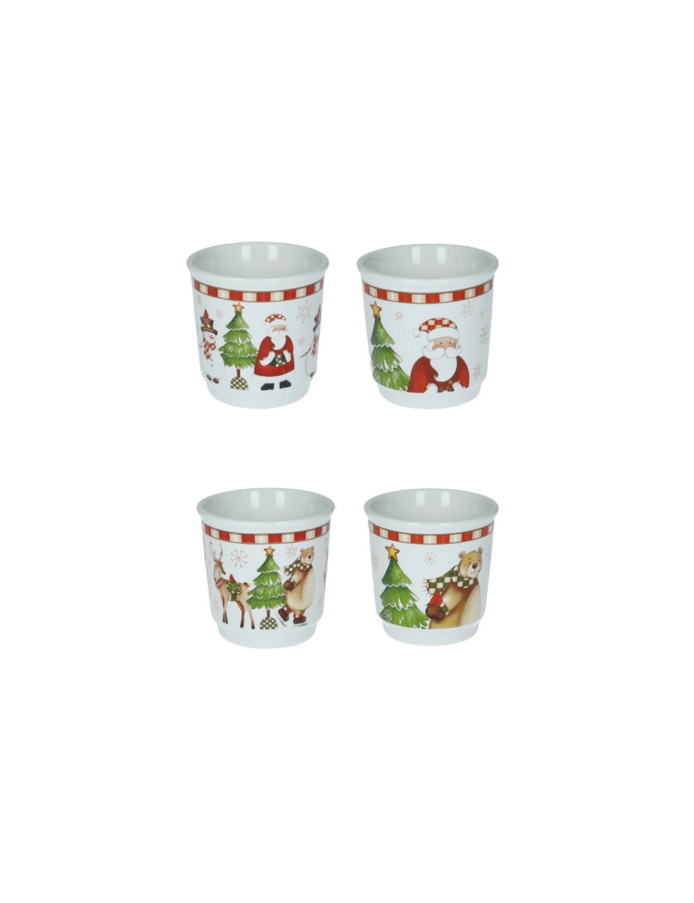 BICCHIERINO RACCONTI SET 4PZ NEW BONE CHINA BRANDANI