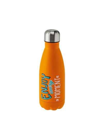 BOTTIGLIA TERMICA 350ML C/CHIU DEC.ASS INOX/PP
