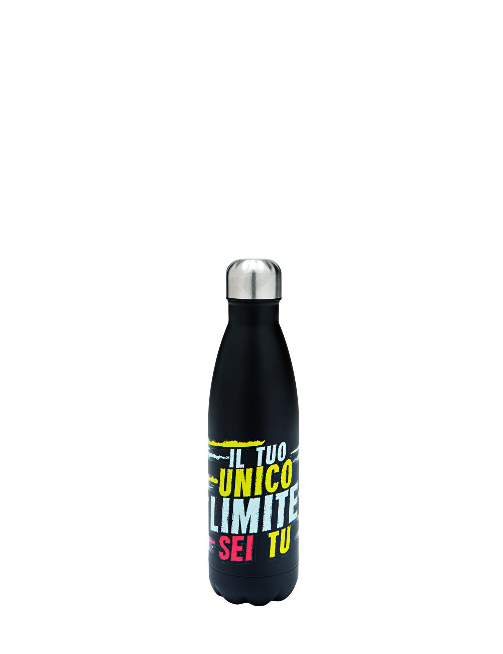 BOTTIGLIA TERMICA 5OOML C/CHIUERM D.ASS INOX/PP DISP12P BRANDANI