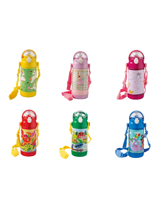 BOTTIGLIA TERMICA BABY 350ML INOX/ABS C/CAN PP DEC AS DIS 12