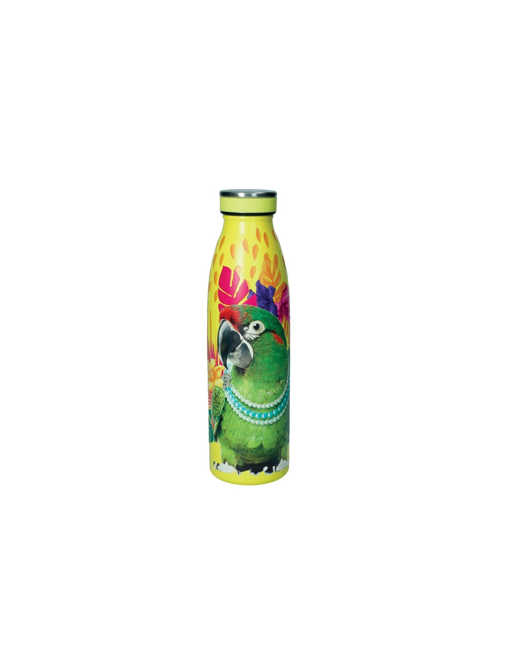 BRANDANI BOTTIGLIA TERMICA FUNNY ZOO 500ML C/CHIUS ERM SOGG.ASS INOX/PP DISP12P