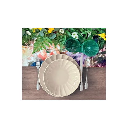 PIATTO FONDO CALIPSO AVORIO STONEWARE PZ 6