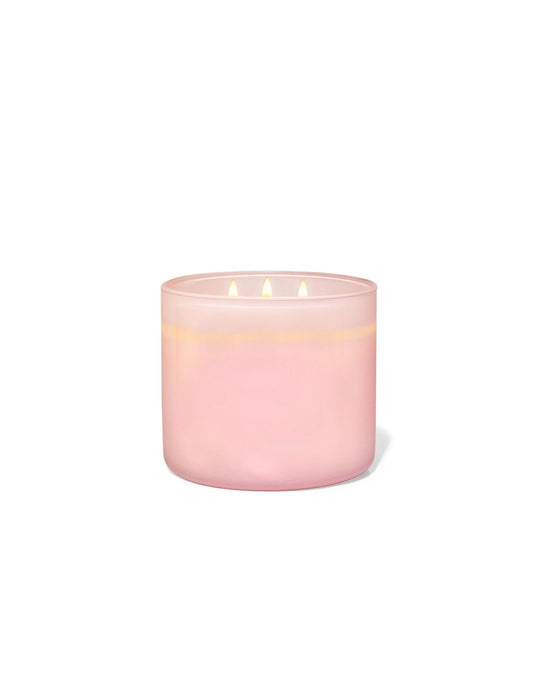 CANDELA PROFUMATA 3 STOPPINI PINK CERA DI SOIA ESSENZA POTPOURRI/VETRO - BRANDANI