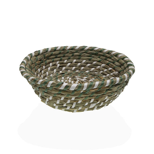 CESTINO BIANCO E VERDE 25 CM - VERSA