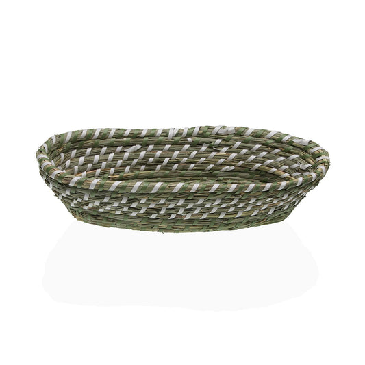 CESTINO BIANCO E VERDE 35 CM - VERSA