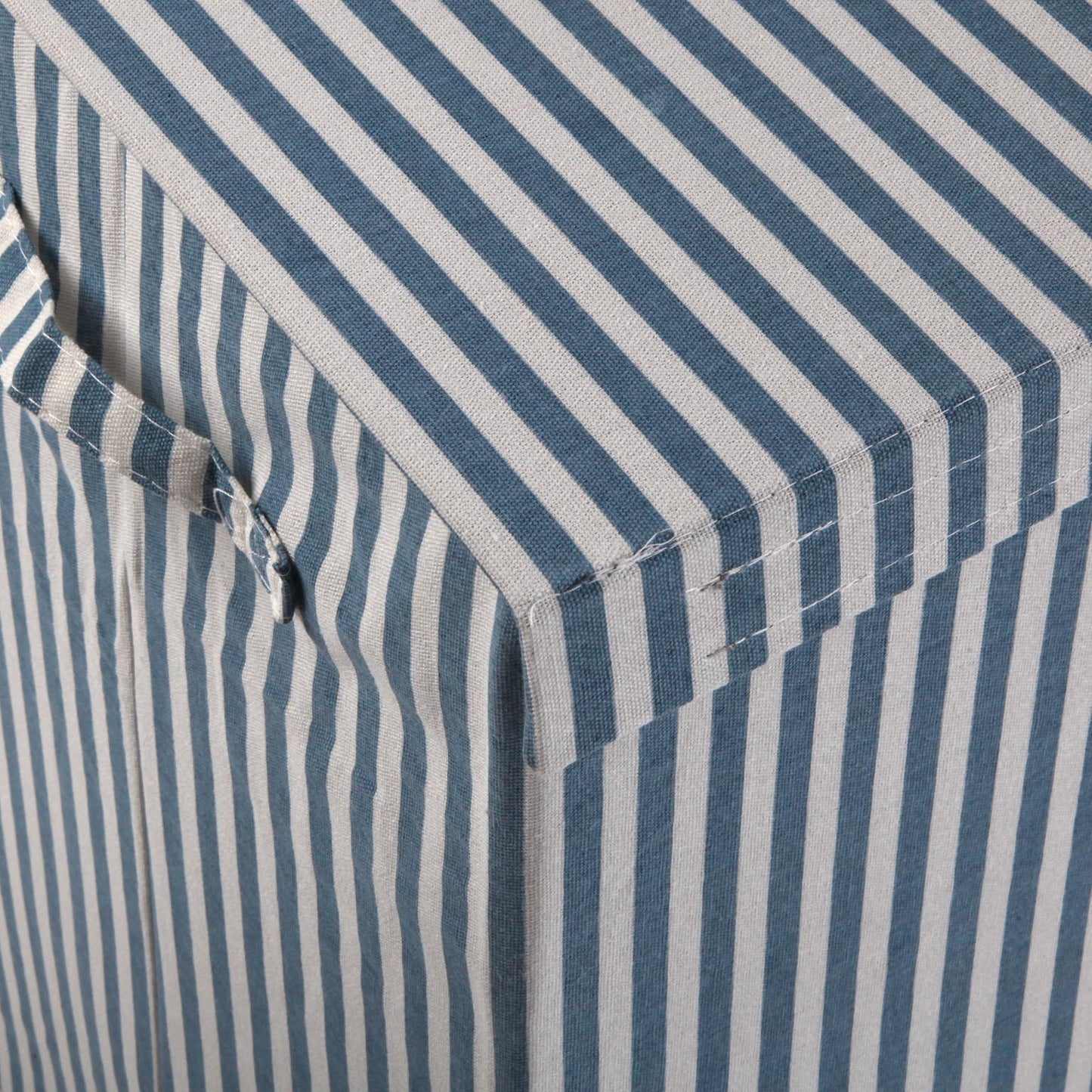 CESTO PANNI PIEGHEVOLE RIGHE BLU - VERSA
