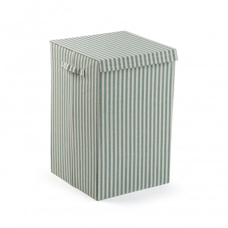 CESTO PANNI PIEGHEVOLE RIGHE VERDI - VERSA