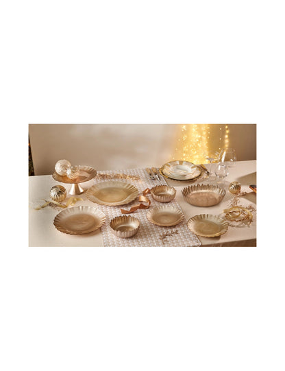 ALZATA LUREX CHAMPAGNE VETRO