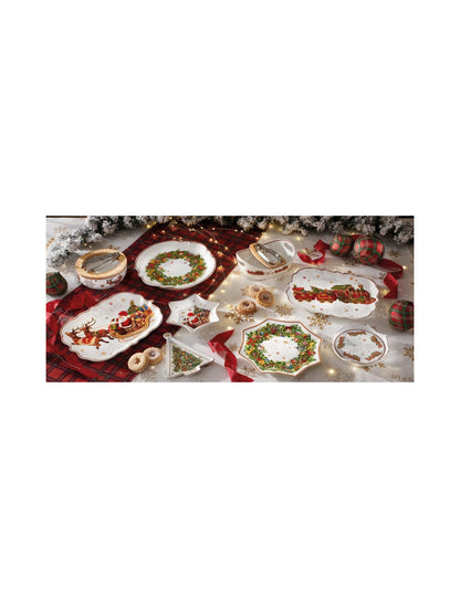 CIOTOLA PORTANOCI CHRISTMAS PORCEL C/SUP BAMBO C/SCHIACCIAN CPL BRANDANI