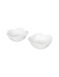 BRANDANI CIOTOLINA FOGLIA VEGAN BIANCO SET 2 PZ PORCELLANA