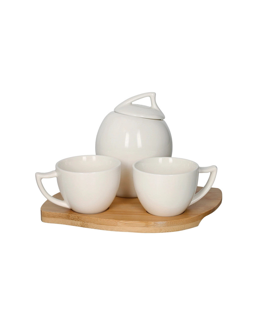 BRANDANI COFFEE SET CON VASSOIETTO BAMBOO