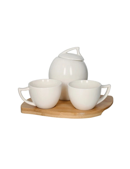 BRANDANI COFFEE SET CON VASSOIETTO BAMBOO