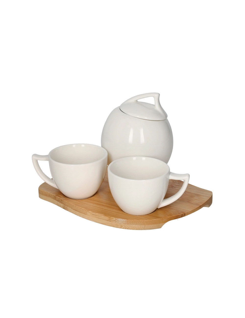 BRANDANI COFFEE SET CON VASSOIETTO BAMBOO