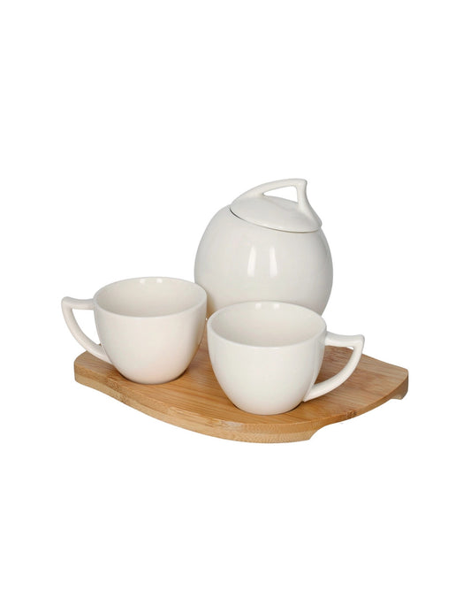 BRANDANI COFFEE SET CON VASSOIETTO BAMBOO