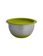 CONTENITORE BOMBETTA C/BASE E TAPPO VERDE INOX/SILICONE/PP