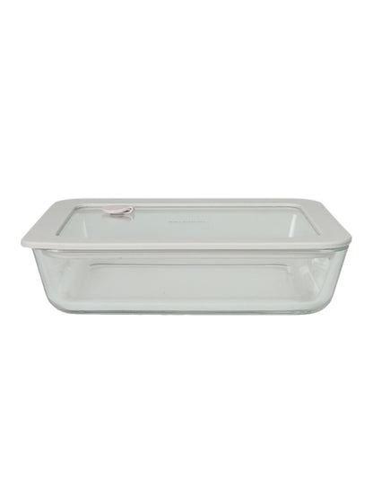 CONTENITORE ERMETICO TORTORA VETRO/SILICONE