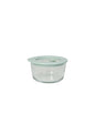 CONTENITORE ERMETICO VERDE SALVIA VETRO/SILICONE