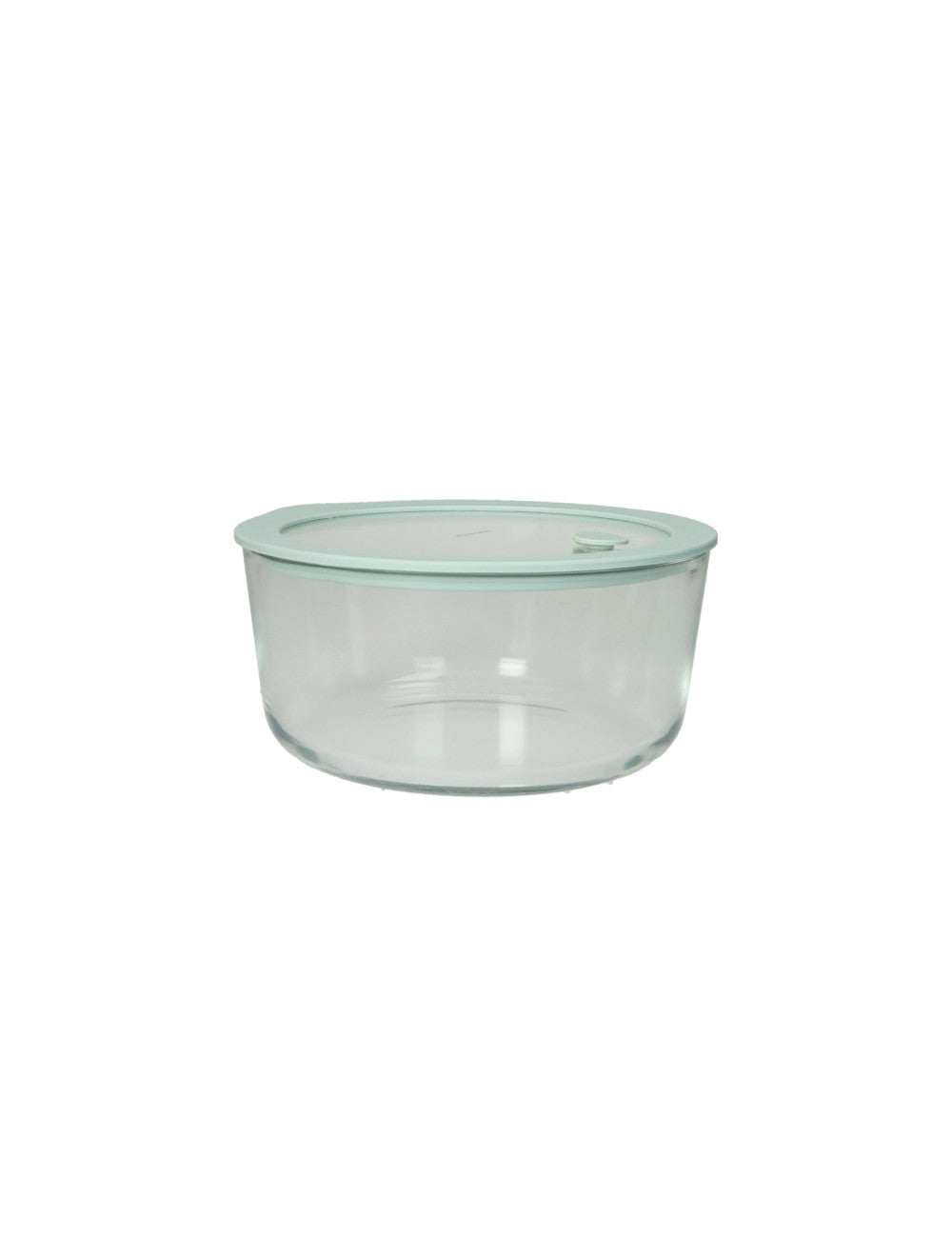 CONTENITORE ERMETICO VERDE SALVIA VETRO SILICONE