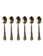 CUCCHIAINO MOKA IMPERIAL GOLDSET 6 PZ INOX