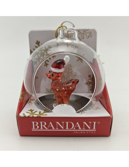 DECORATION PALLINA SOGGETTI ASSORTITI VETRO DISP 12 PZ BRANDANI