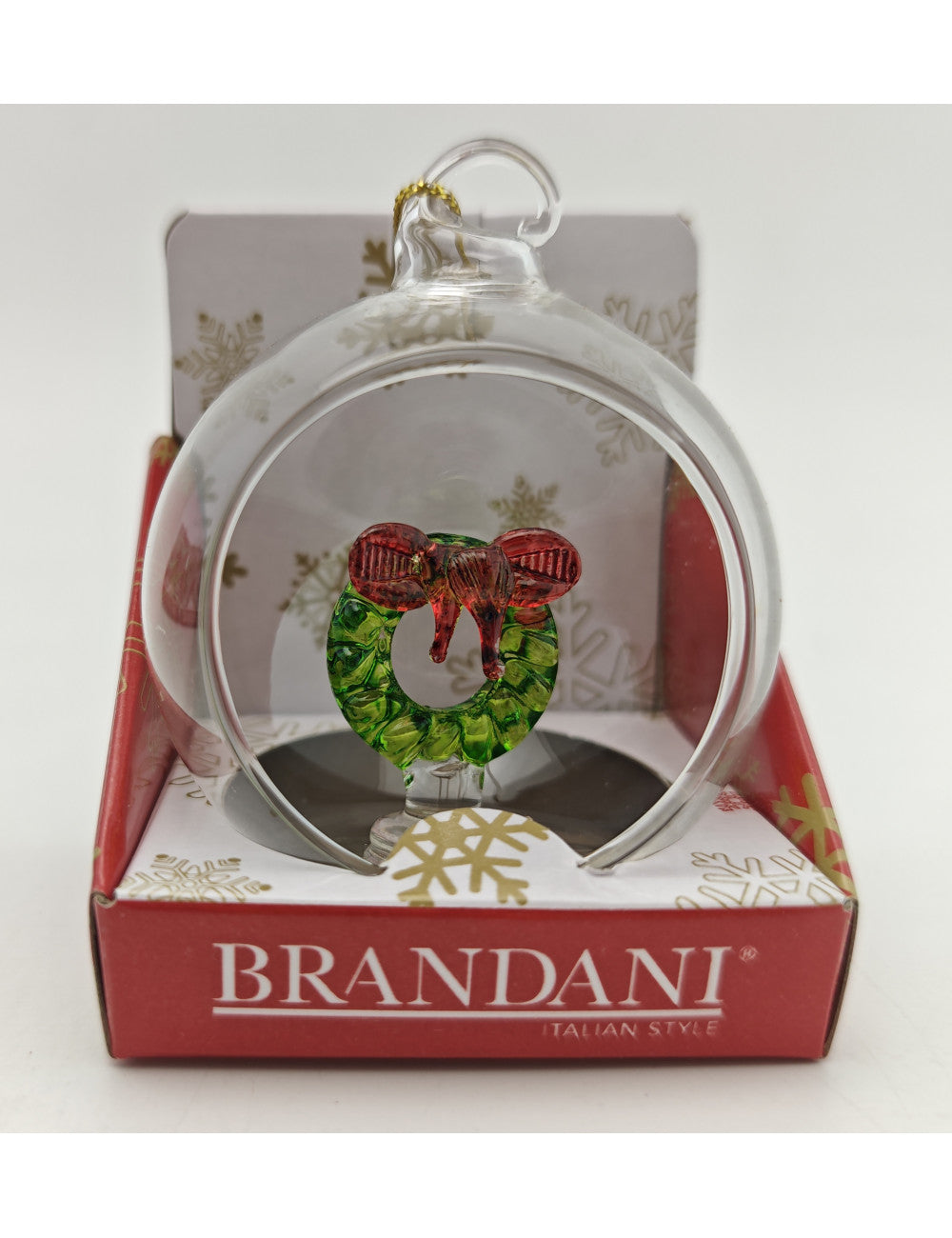 DECORATION PALLINA SOGGETTI ASSORTITI VETRO DISP 12 PZ BRANDANI