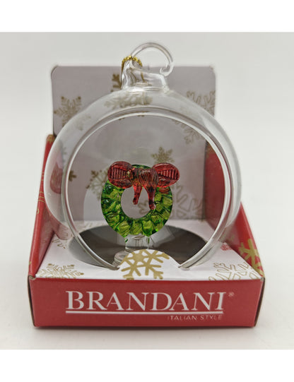 DECORATION PALLINA SOGGETTI ASSORTITI VETRO DISP 12 PZ BRANDANI