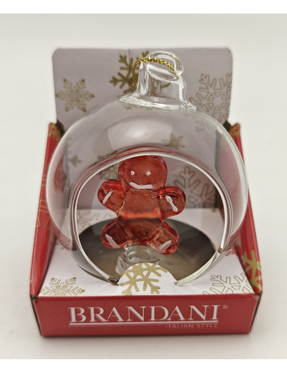 DECORATION PALLINA SOGGETTI ASSORTITI VETRO DISP 12 PZ BRANDANI