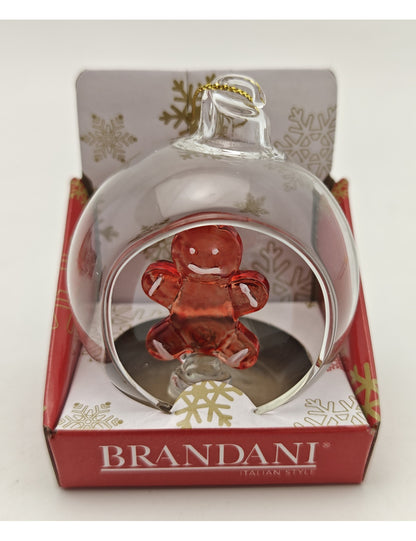 DECORATION PALLINA SOGGETTI ASSORTITI VETRO DISP 12 PZ BRANDANI