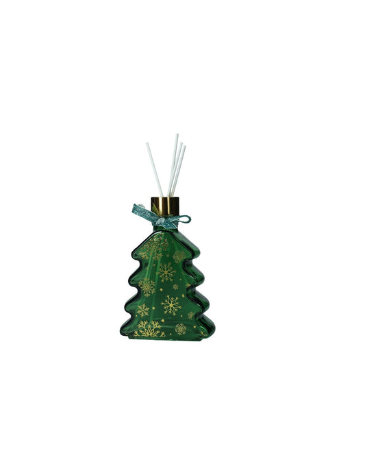 DIFFUSORE DI FRAGRANZA BIANCO NATALE COLORI ASS VETRO C/BASTONCINI LEGNO/POLIESTERE DISPLAY 6 PZ BRANDANI