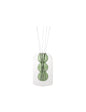 DIFFUSORE DI FRAGRANZA BUBBLE VERDE VETRO C/BASTONCINI FIBER WOOD