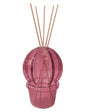 DIFFUSORE DI FRAGRANZA CACTUS PURPLE VETRO C/BASTONCINI FIBER WOOD BRANDANI