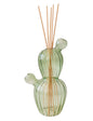 DIFFUSORE DI FRAGRANZA CACTUS VERDE VETRO C/BASTONCINI FIBER WOOD BRANDANI