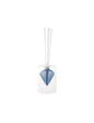 DIFFUSORE DI FRAGRANZA DIAMOND BLUE VETRO C/BASTONCINI FIBER WOOD BRANDANI
