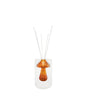 DIFFUSORE DI FRAGRANZA FUNGO ORANGE VETRO C/BASTONCINI FIBER WOOD BRANDANI