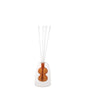 DIFFUSORE DI FRAGRANZA MINI BUBBLE AMBRA VETRO C/BASTONCINI FIBER WOOD