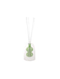 DIFFUSORE DI FRAGRANZA MINI BUBBLE VERDE VETRO C/BASTONCINI FIBER WOOD