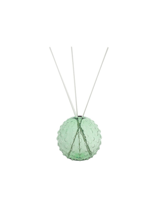 BRANDANI DIFFUSORE DI FRAGRANZA PALLA VERDE VETRO C/BASTONCINI FIBER WOOD