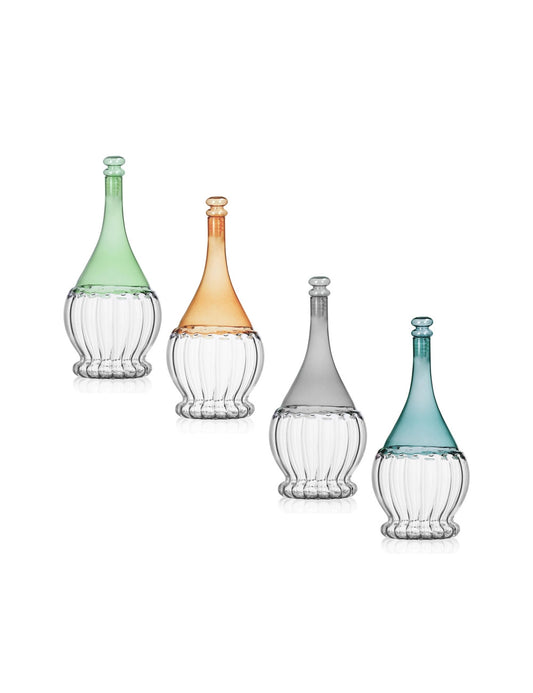 FIASCO BICOLOR COLORI ASSORTITI VETRO BRANDANI