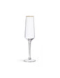FLUTE GOLD VETRO