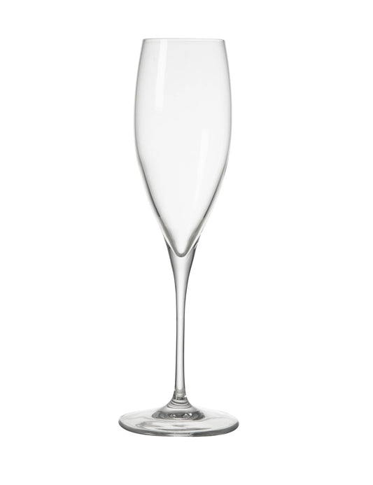 CALICE FLUTE OBLIO VETRO SET 6 BICCHIERI