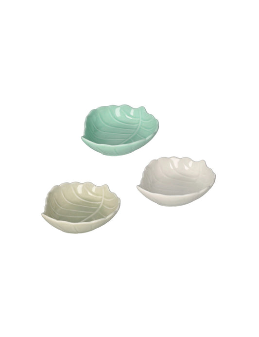 FOGLIA PETIT COLORI ASSORTITI PORCELLANA BRANDANI