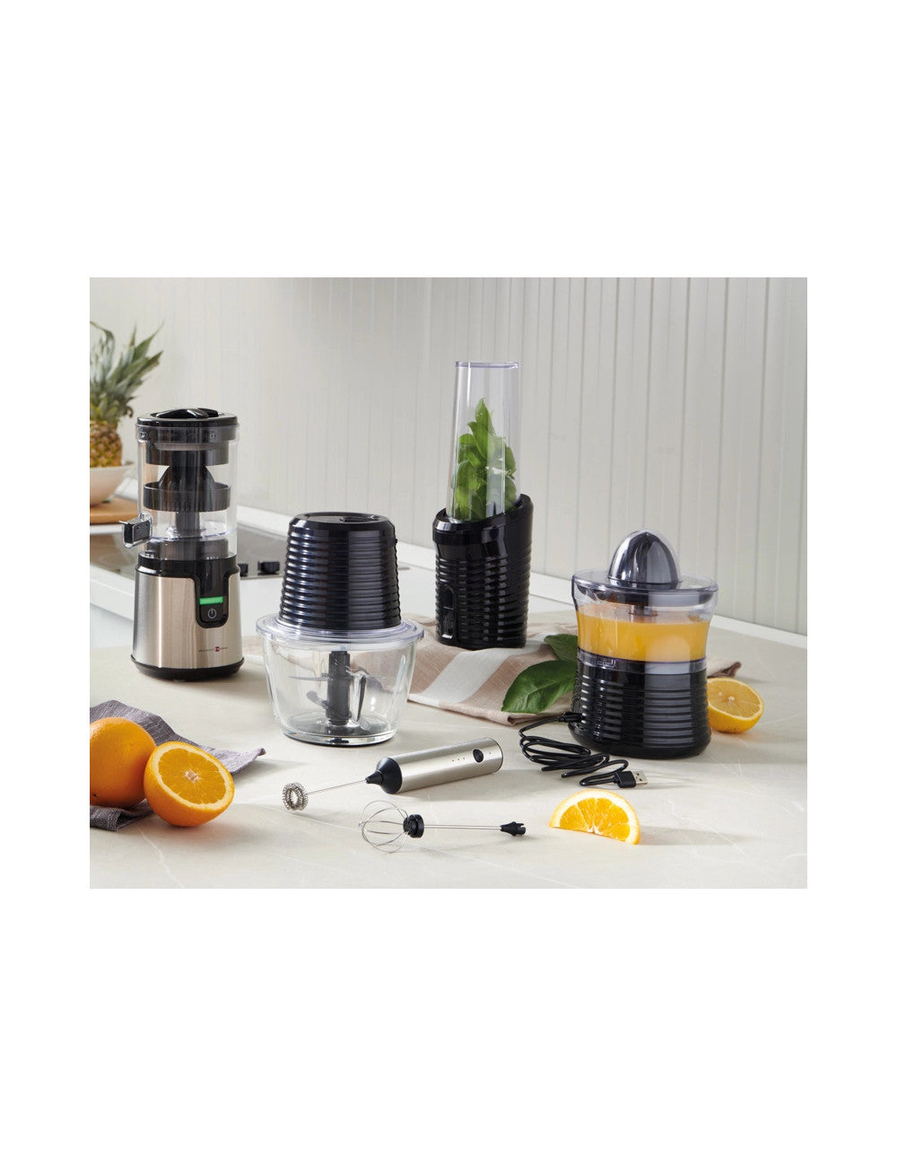 SBATTITORE ELETTRICO RICARICABILE TECHNO COLLECTION C/DOPPIE FRUSTE INOX/ABS